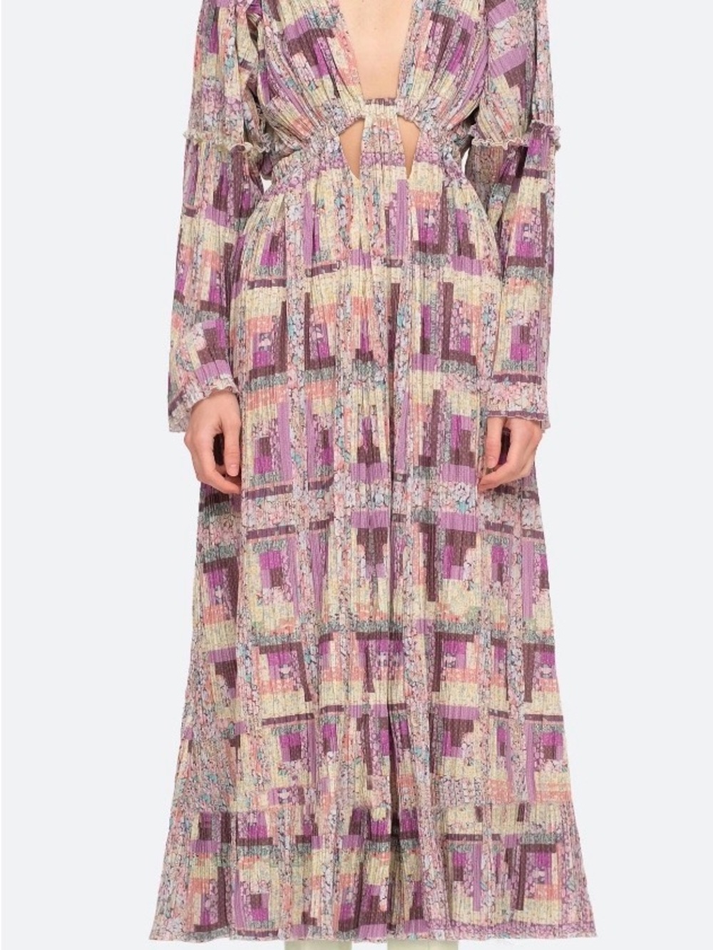 Sea New York Naya Patchwork Dress
